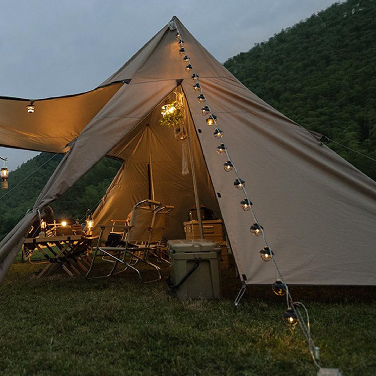 10 LED String Lights Outdoor Camping Battery Lights Room Decor Garden Hike