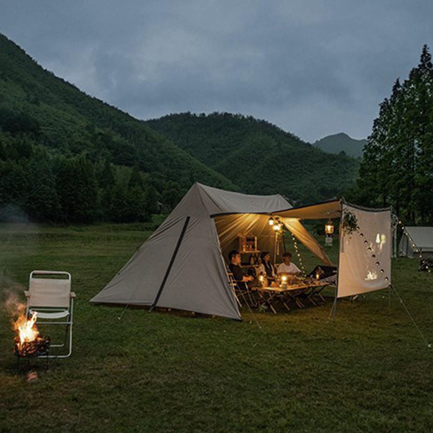 10 LED String Lights Outdoor Camping Battery Lights Room Decor Garden Hike