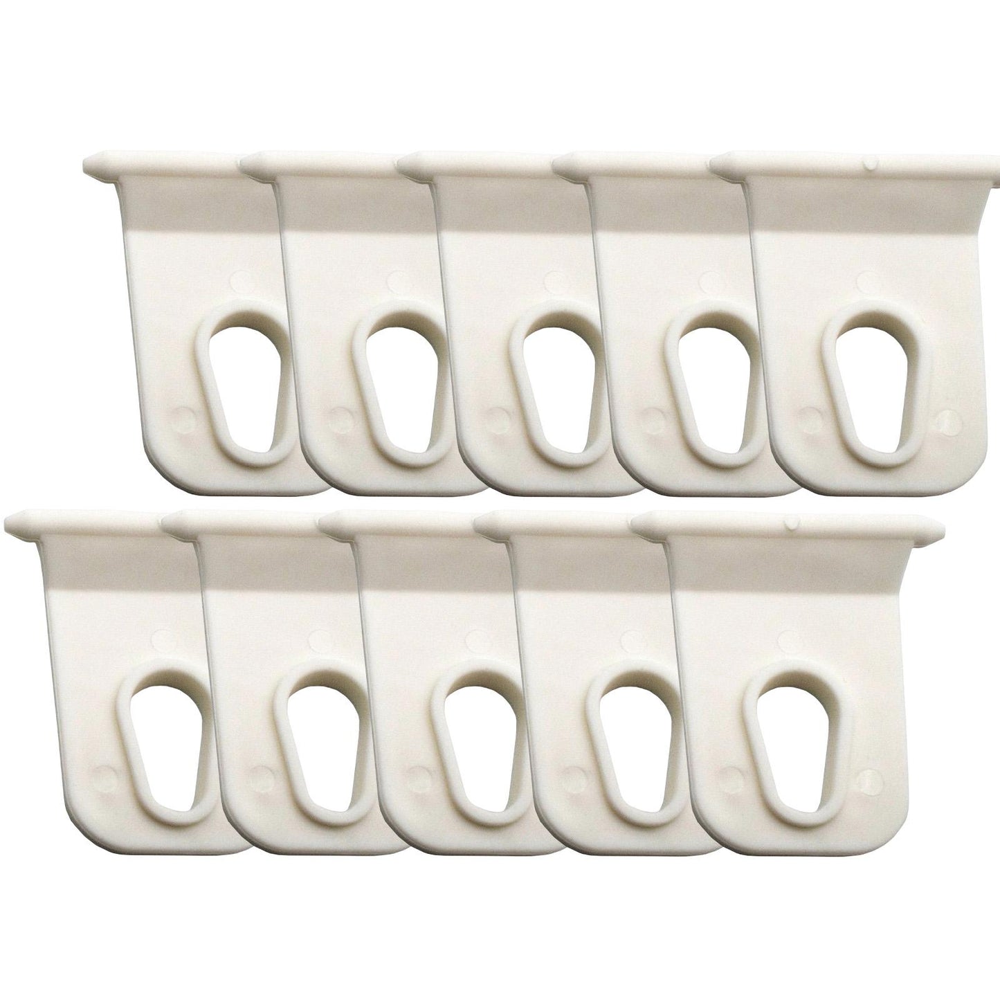 10 Pieces RV Awning Hooks Slide Channels Storage Hangers Hooks for Camping