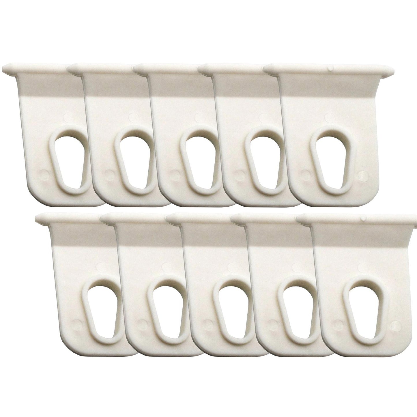 10 Pieces RV Awning Hooks Slide Channels Storage Hangers Hooks for Camping