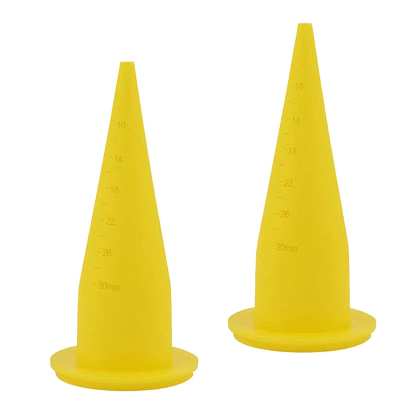 2 Piece Fishing Boilie Spare Nozzles Bait Making Accessories Yellow