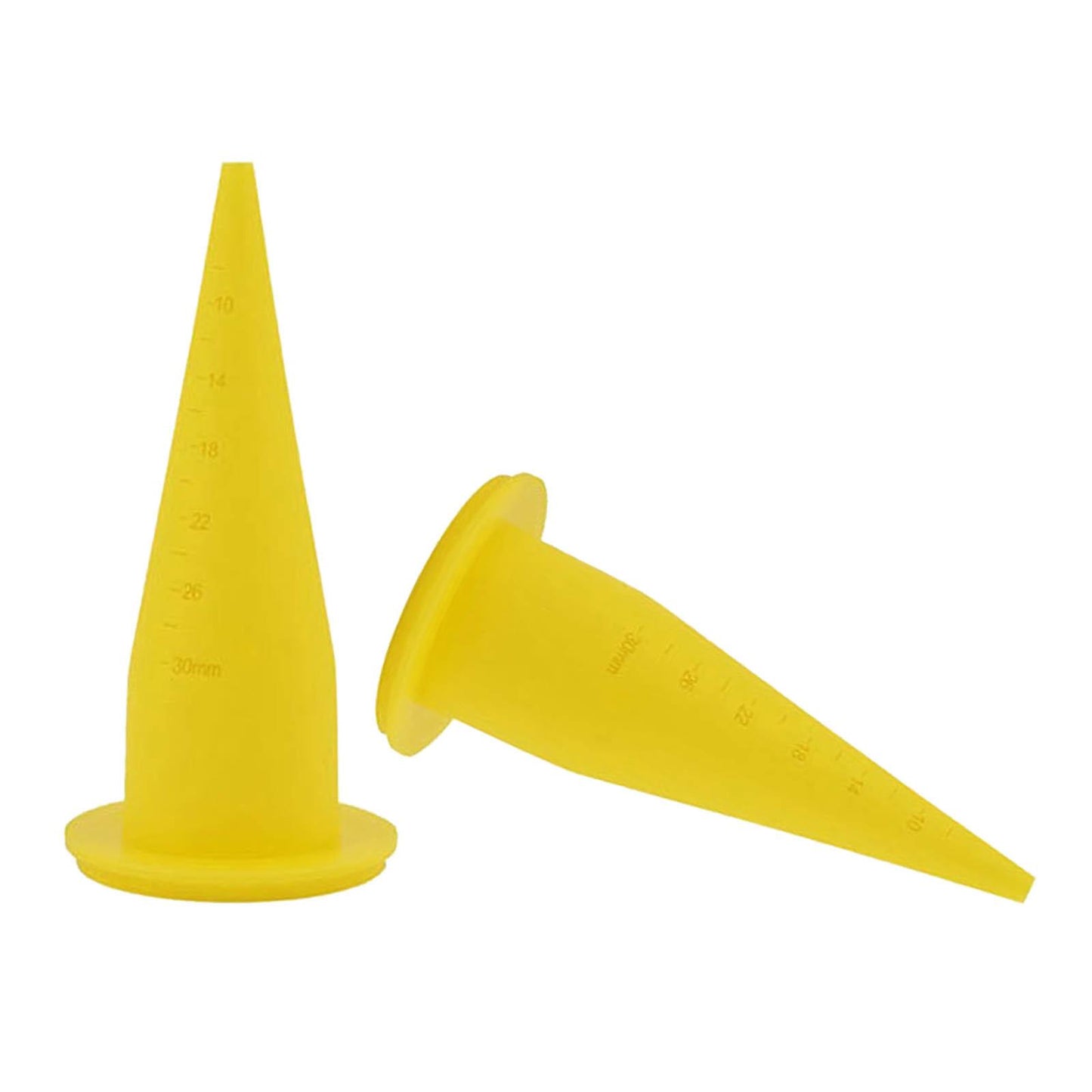 2 Piece Fishing Boilie Spare Nozzles Bait Making Accessories Yellow