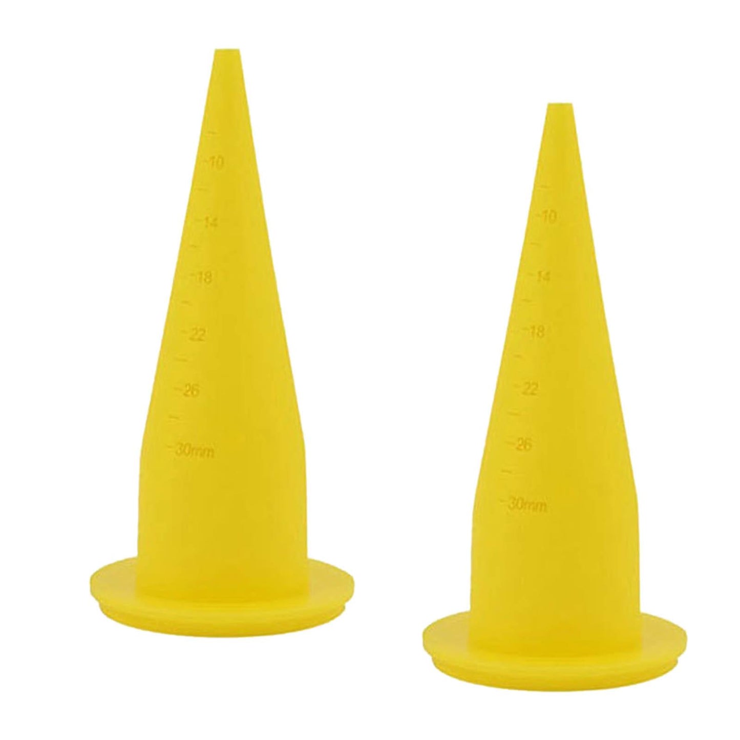 2 Piece Fishing Boilie Spare Nozzles Bait Making Accessories Yellow