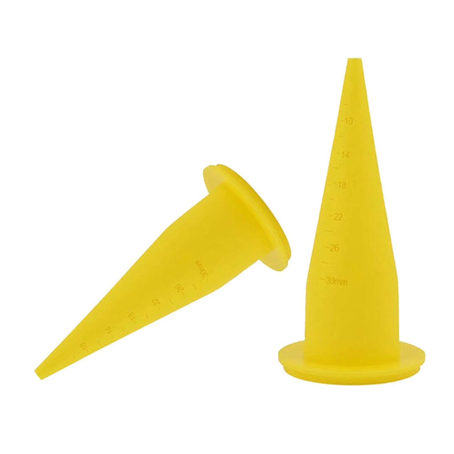 2 Piece Fishing Boilie Spare Nozzles Bait Making Accessories Yellow