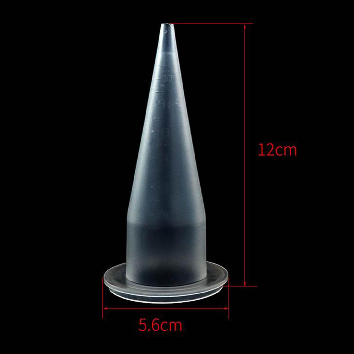 2 Piece Fishing Boilie Spare Nozzles Bait Making Accessories Clear