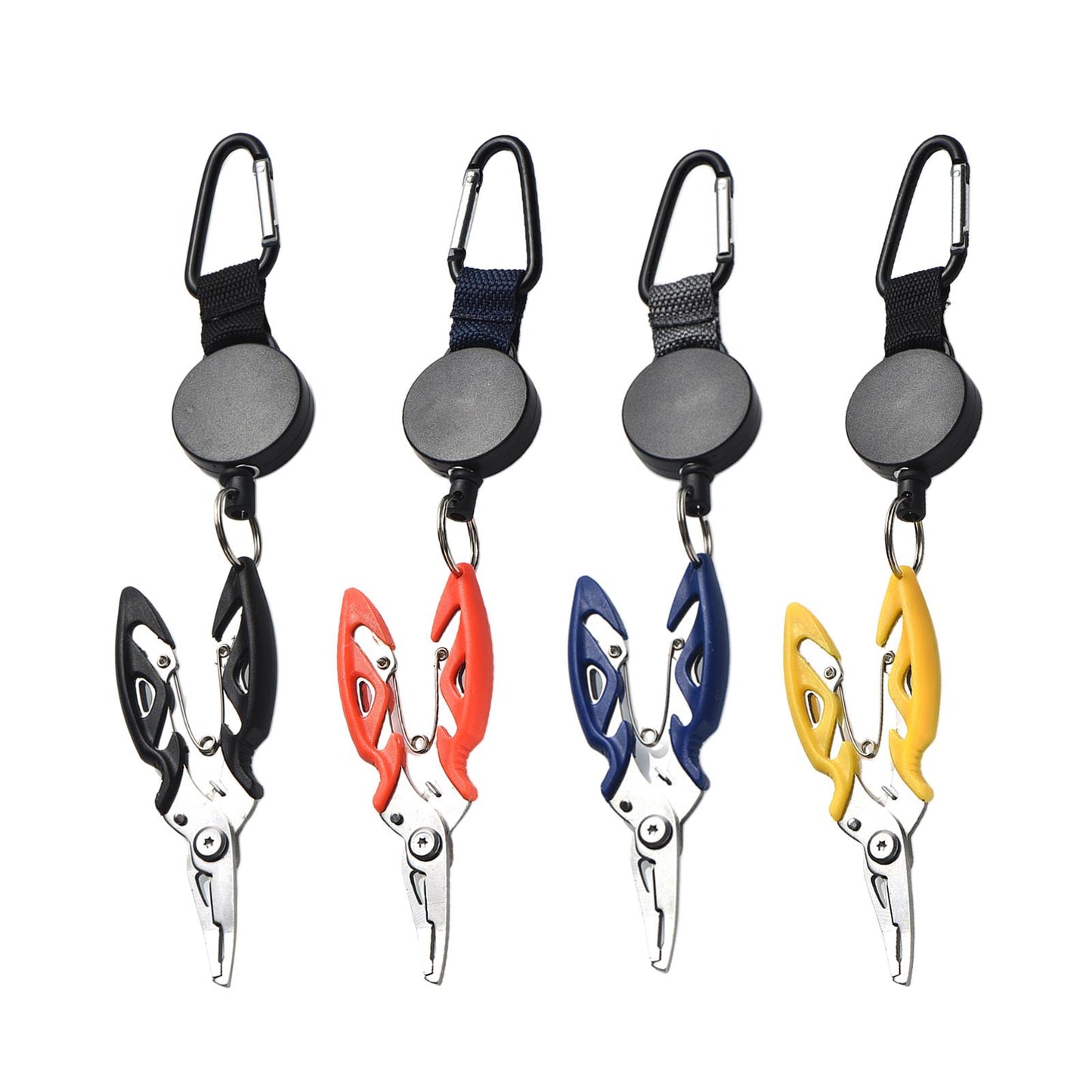 2 Pieces Fishing Pliers Fishing Accs Saltwater Resistant Tool Beak Jaw Black