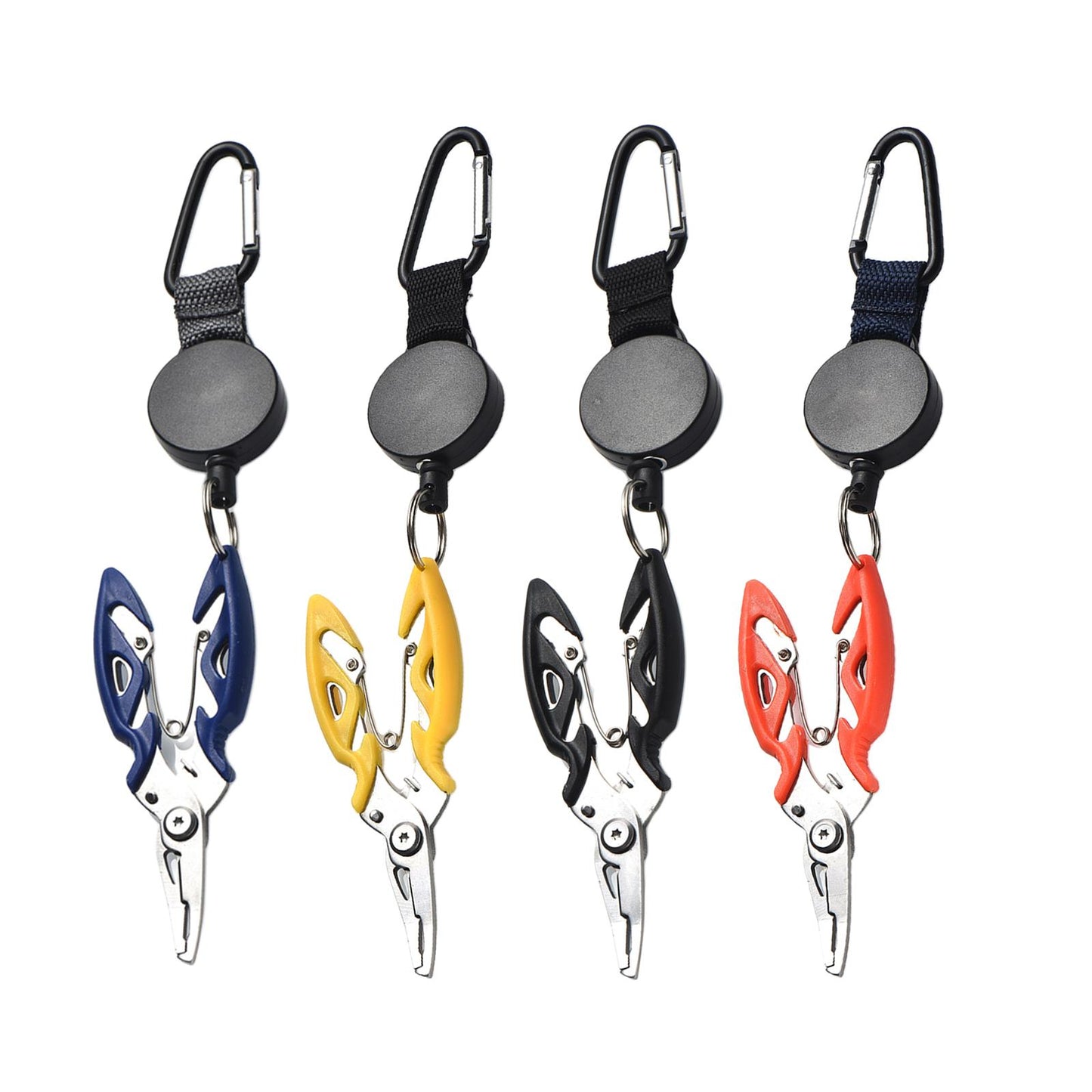 2 Pieces Fishing Pliers Fishing Accs Saltwater Resistant Tool Beak Jaw Black