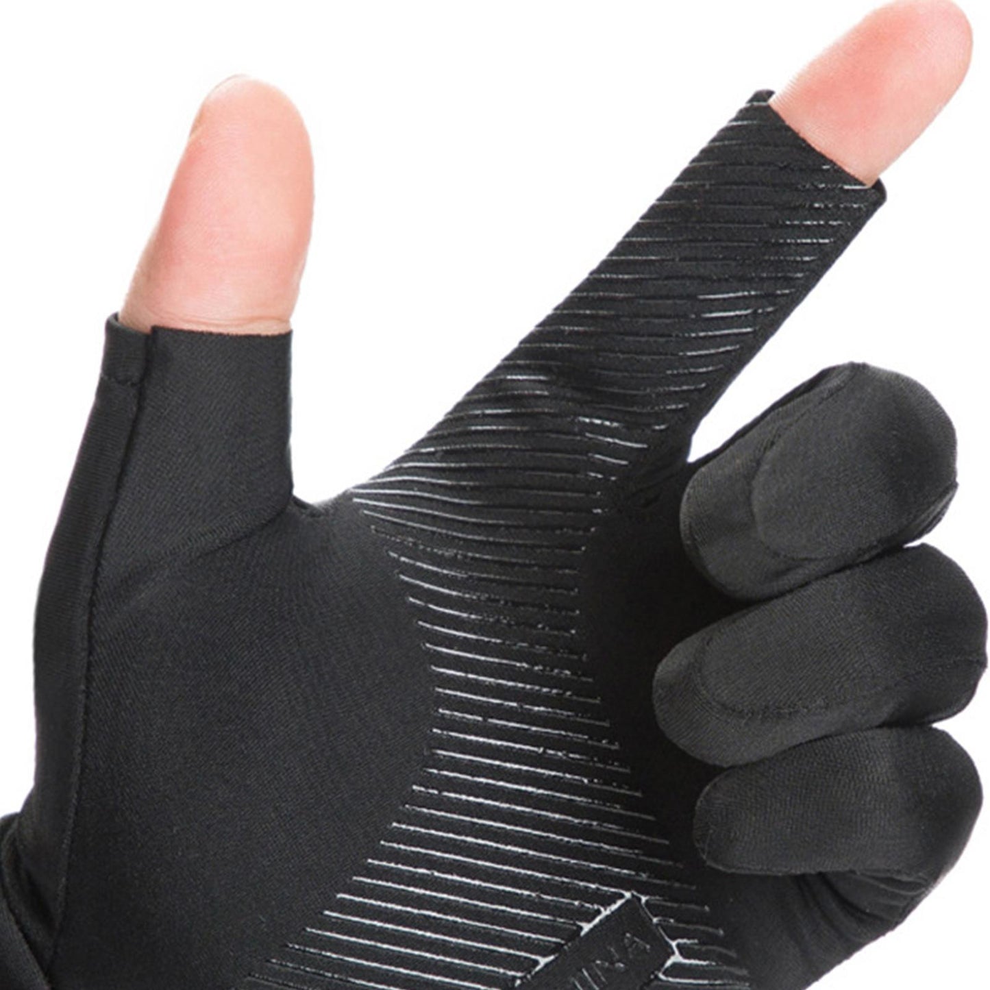 2Pcs Bike Gloves Cycling Gloves Sun Protection Outdoor Sport Canoeing Blue