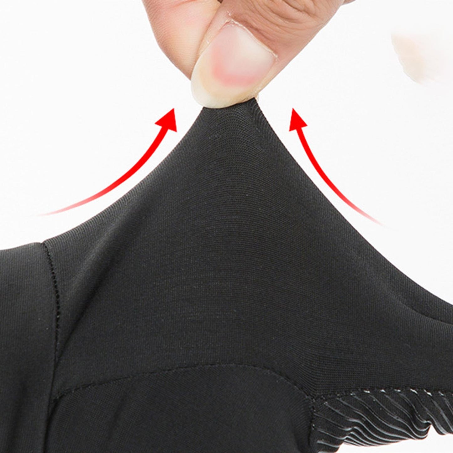 2Pcs Bike Gloves Cycling Gloves Sun Protection Outdoor Sport Canoeing Gray