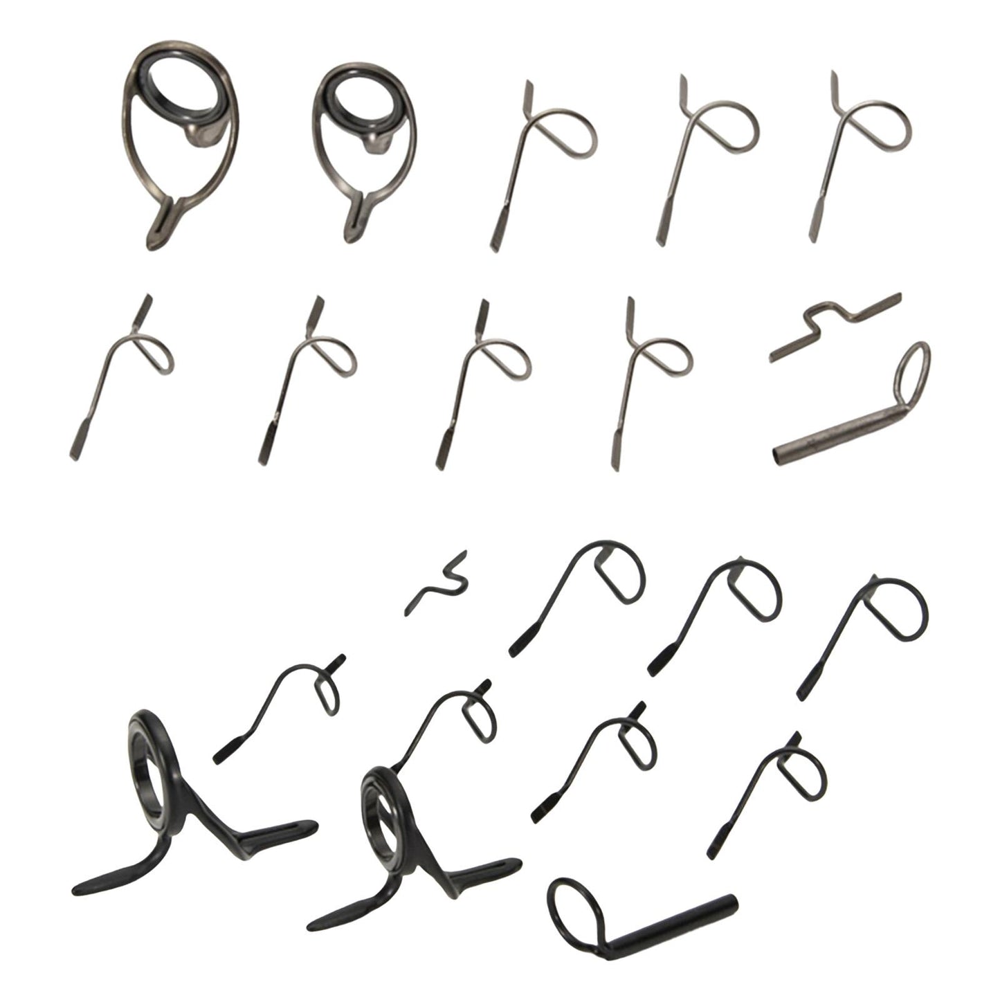 11x Stripper Snake Guides Tip-Top Kit 9ft 4WT to 11WT for Rod Building A