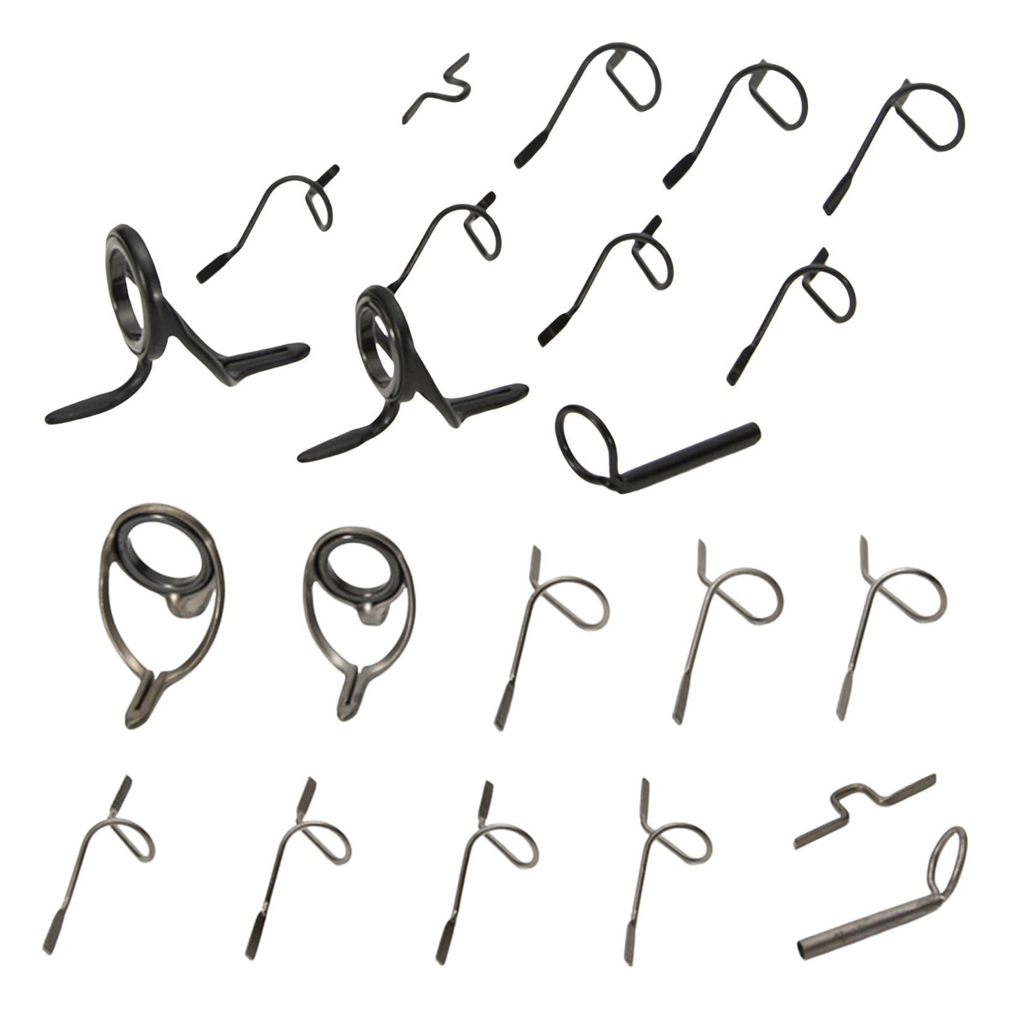 11x Stripper Snake Guides Tip-Top Kit 9ft 4WT to 11WT for Rod Building A