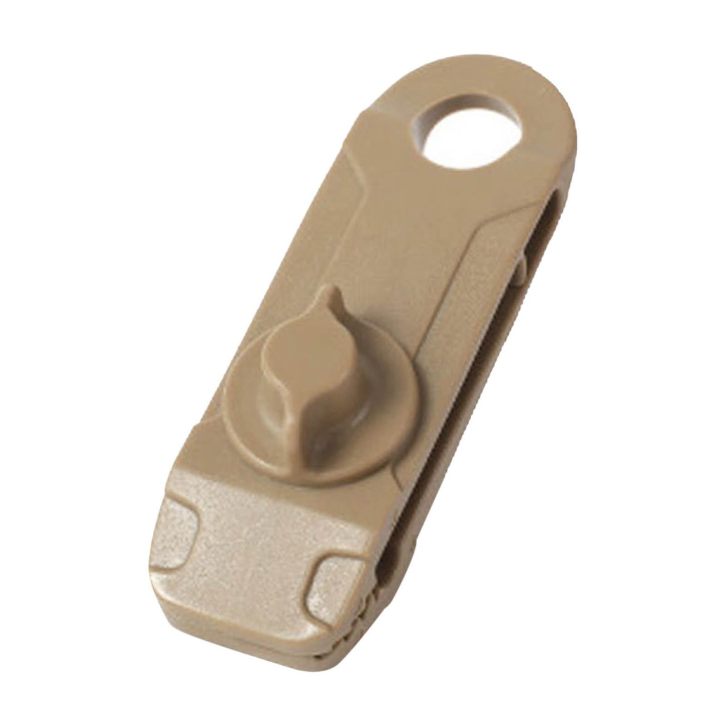 10Pcs Camping Tent Clamps Holder Tarp Clip Caravan Canopies Car Covers Khaki