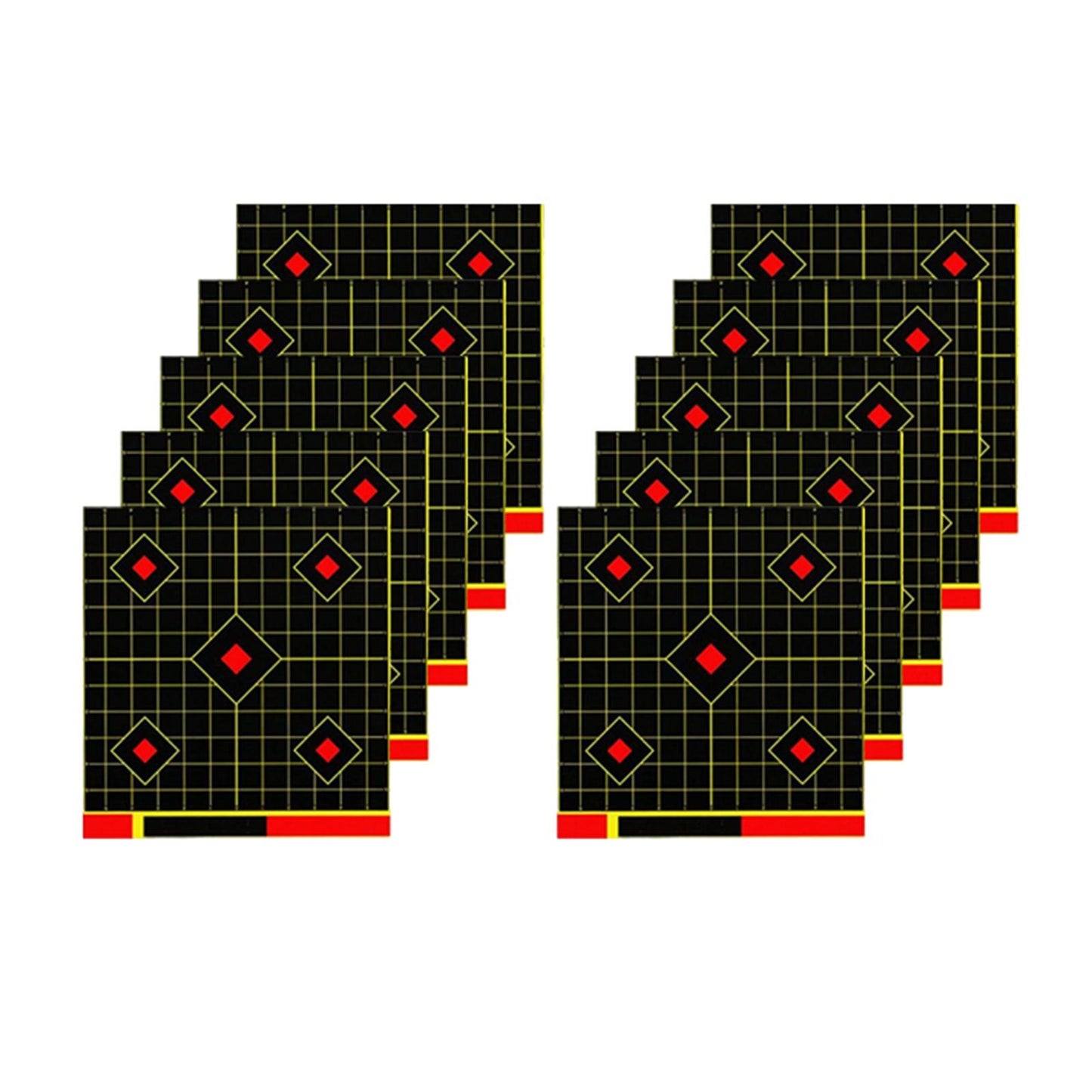 10x Splatter Shooting Targets Rifle Splash Target Archery Gun Paper Target