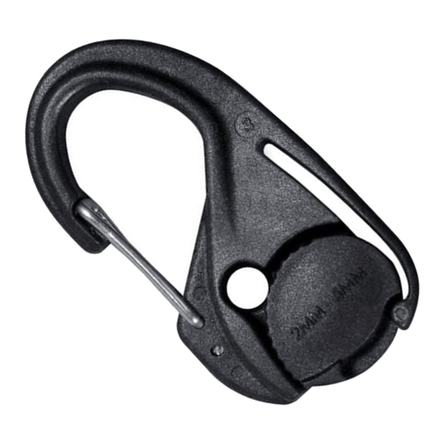 2Pcs Cord Tightener Tie Hook Accs Lightweight Rope Buckle for Camping Tent Small