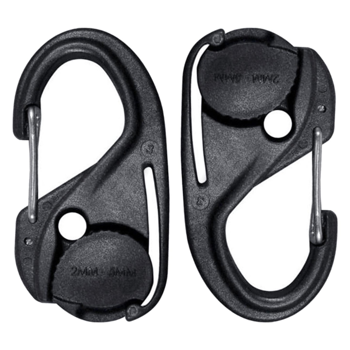 2Pcs Cord Tightener Tie Hook Accs Lightweight Rope Buckle for Camping Tent Large