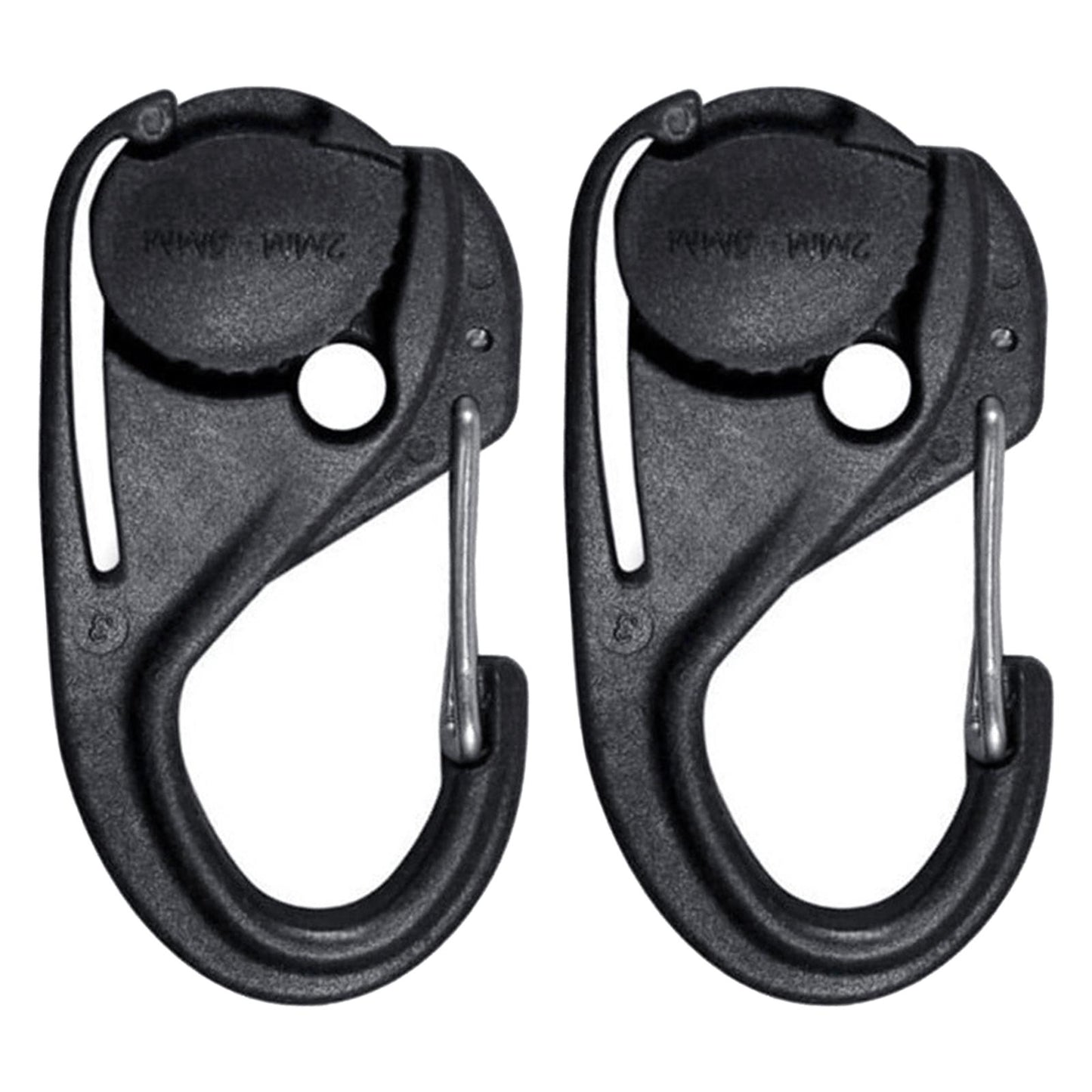 2Pcs Cord Tightener Tie Hook Accs Lightweight Rope Buckle for Camping Tent Large