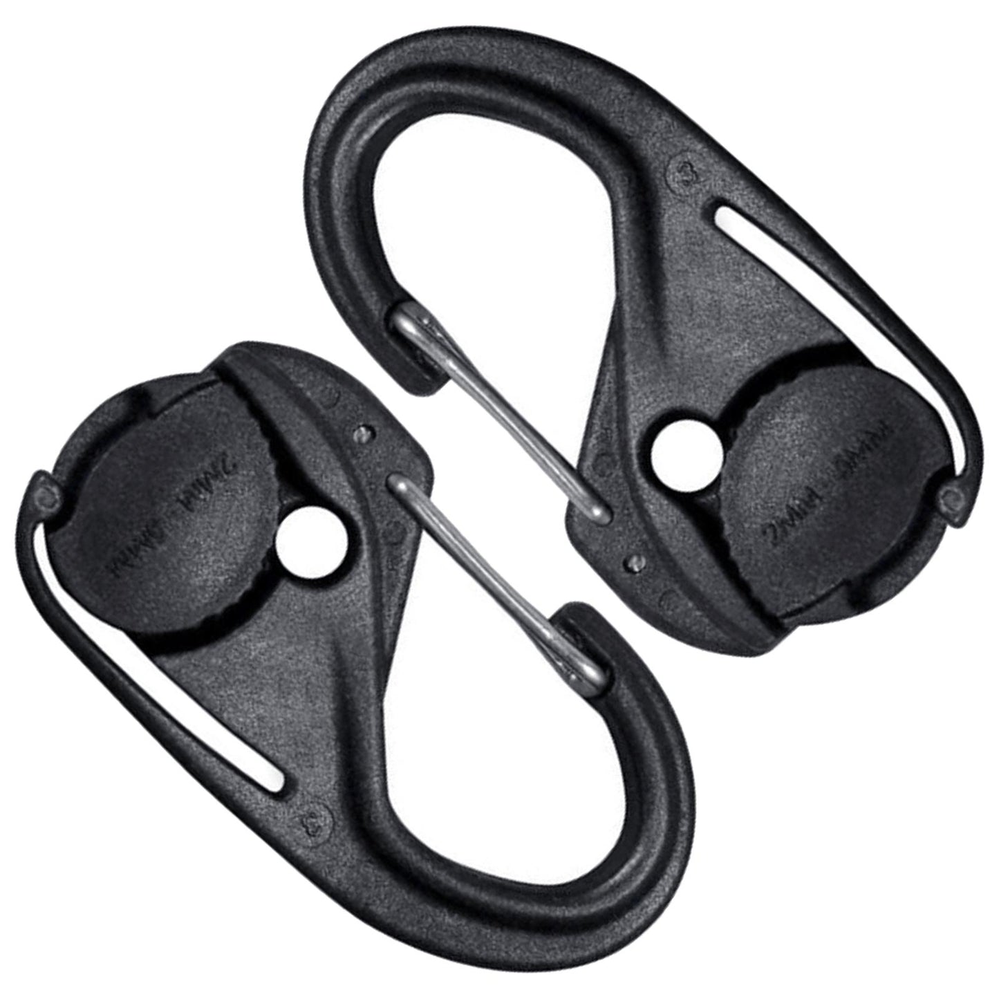 2Pcs Cord Tightener Tie Hook Accs Lightweight Rope Buckle for Camping Tent Large