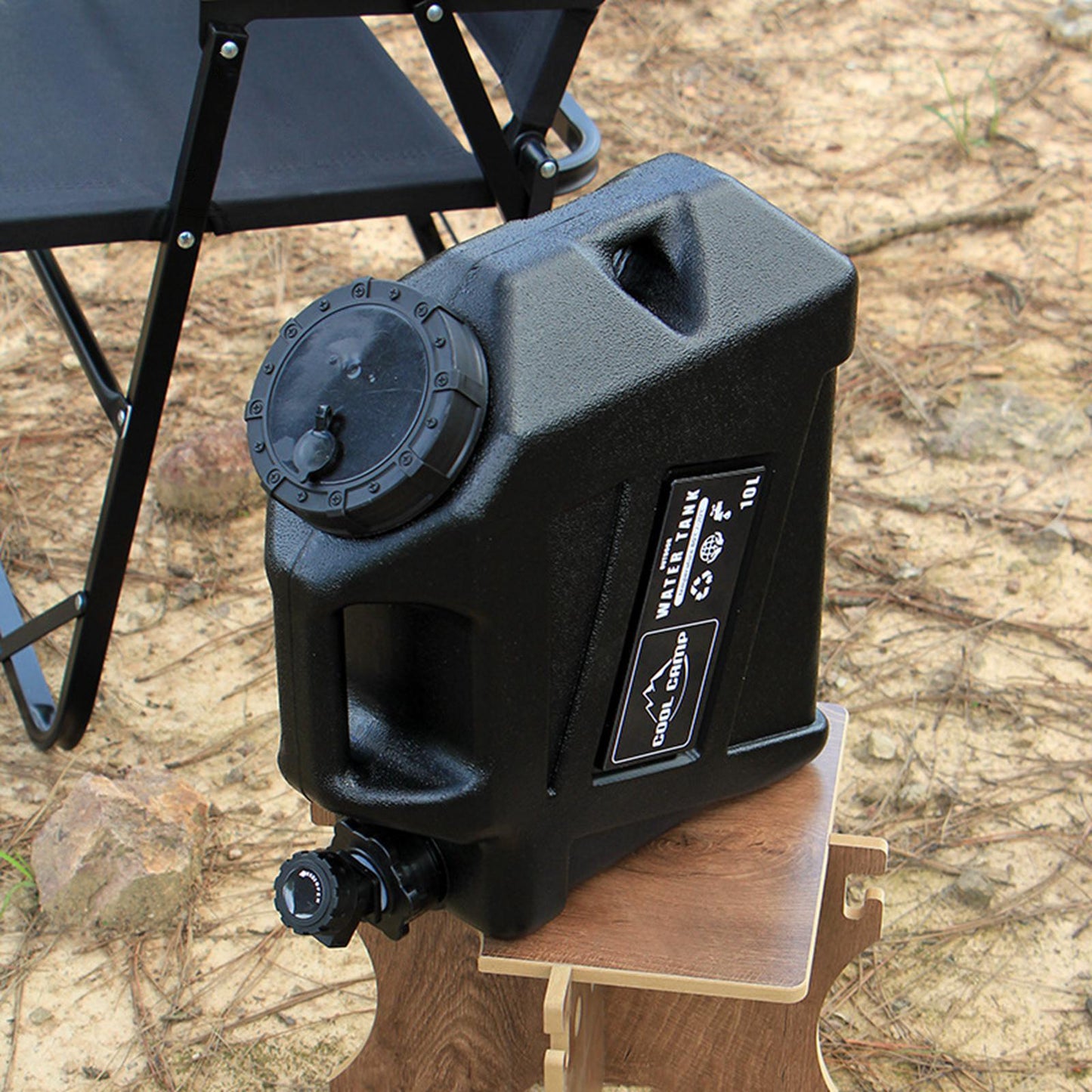 10L Water Container with Spigot Carrier Bottle Camping Hiking Backpacking