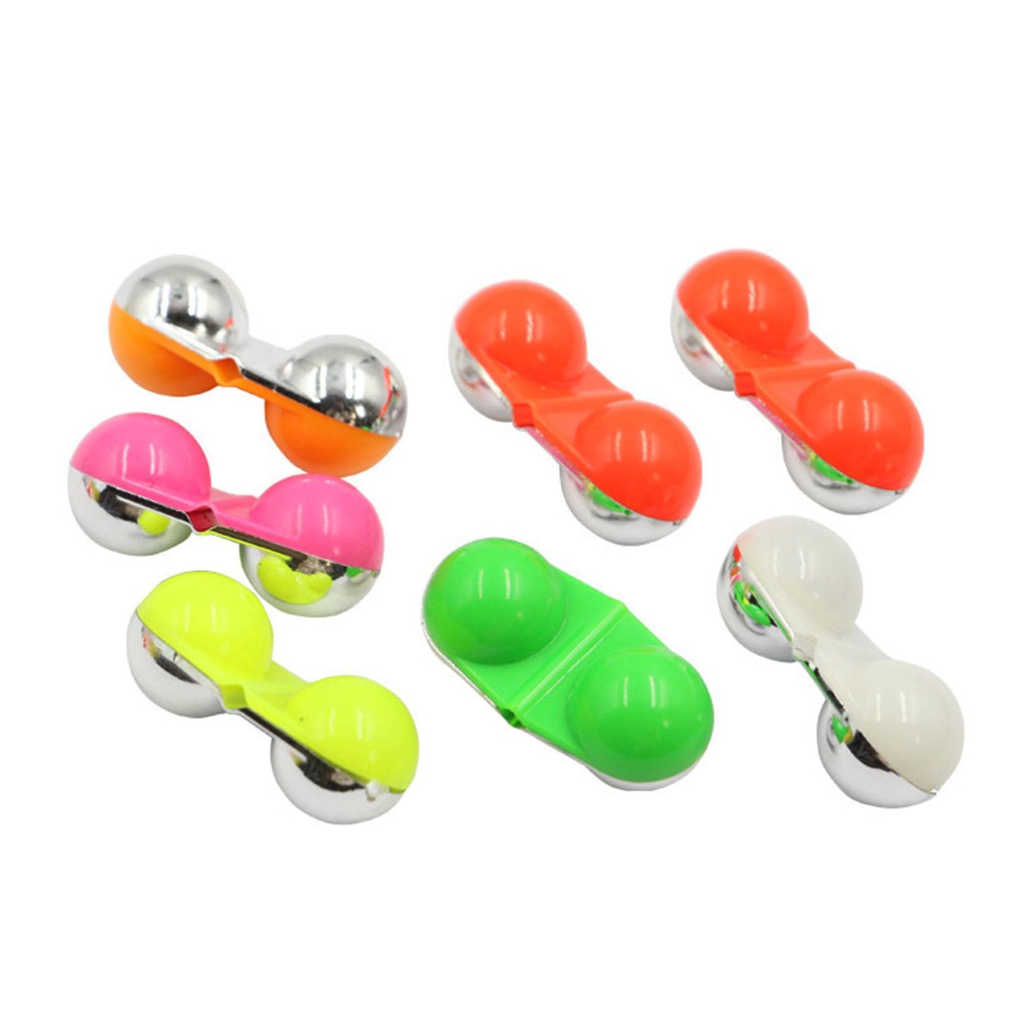 10Pcs Sea Fishing Inline Rattle Fish Bite Alarm DIY Lure Hook Fish Tackle Orange