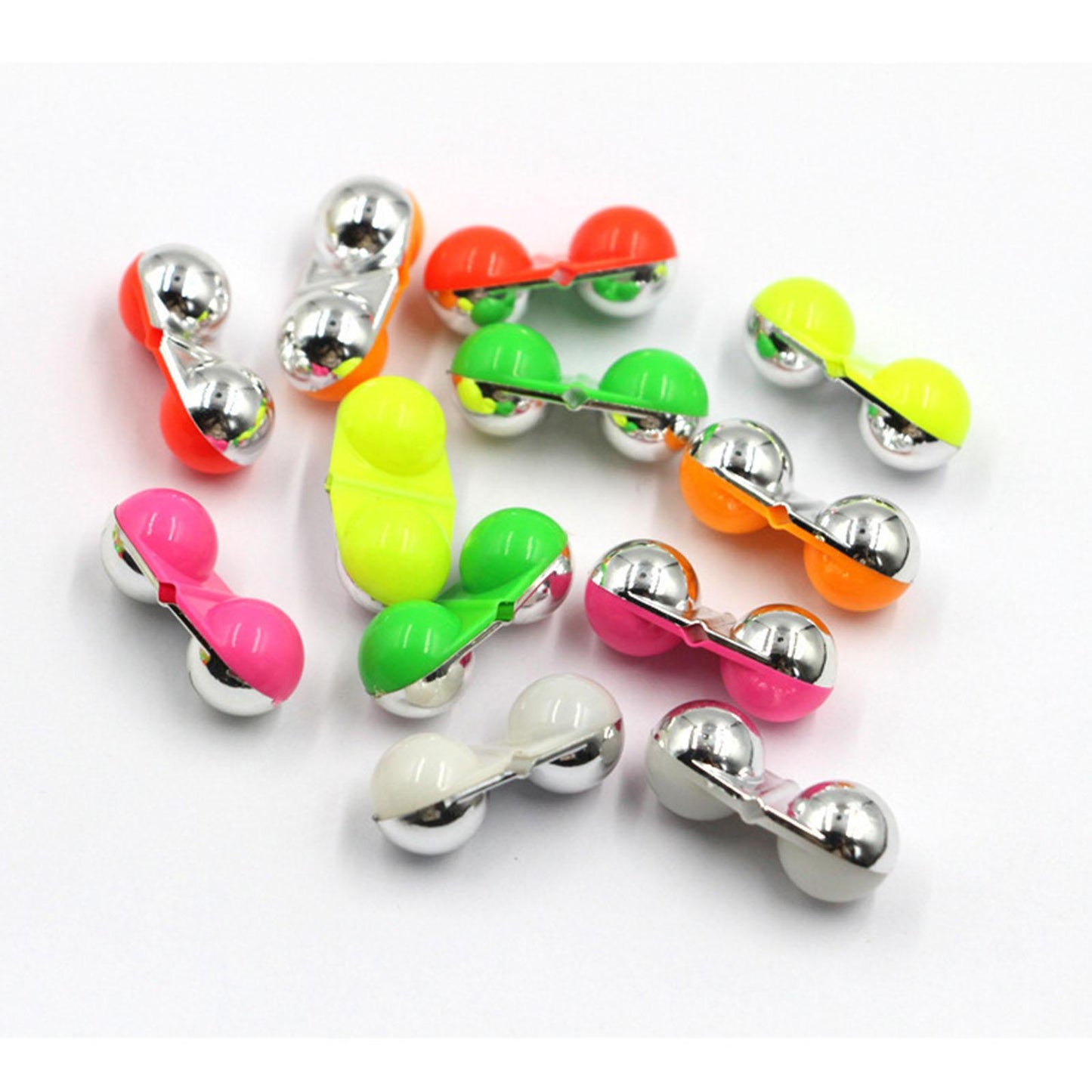 10Pcs Sea Fishing Inline Rattle Fish Bite Alarm DIY Lure Hook Fish Tackle Black