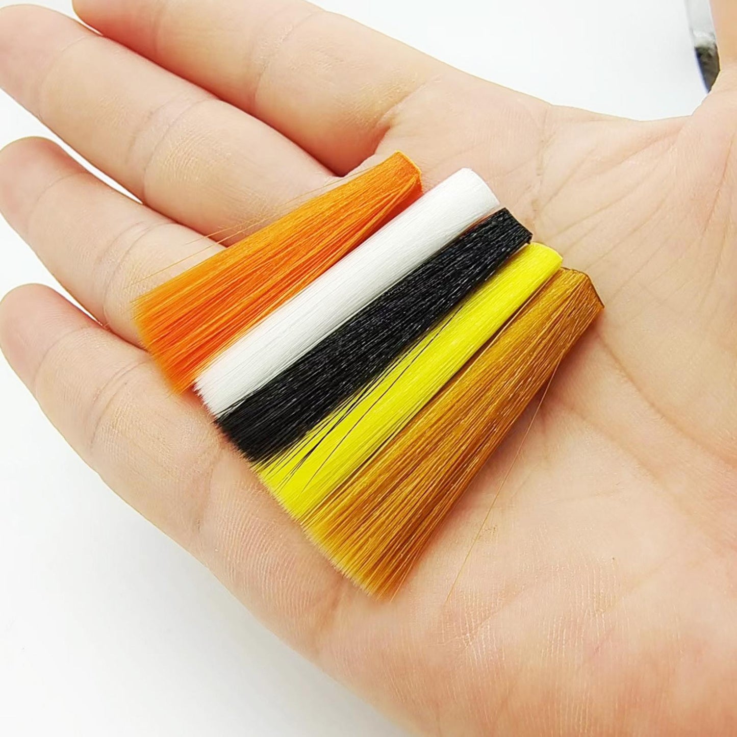 2 Packs Fly Tying Materials Bright Color Fly Tying for Dry and Nymph Fishing Brown