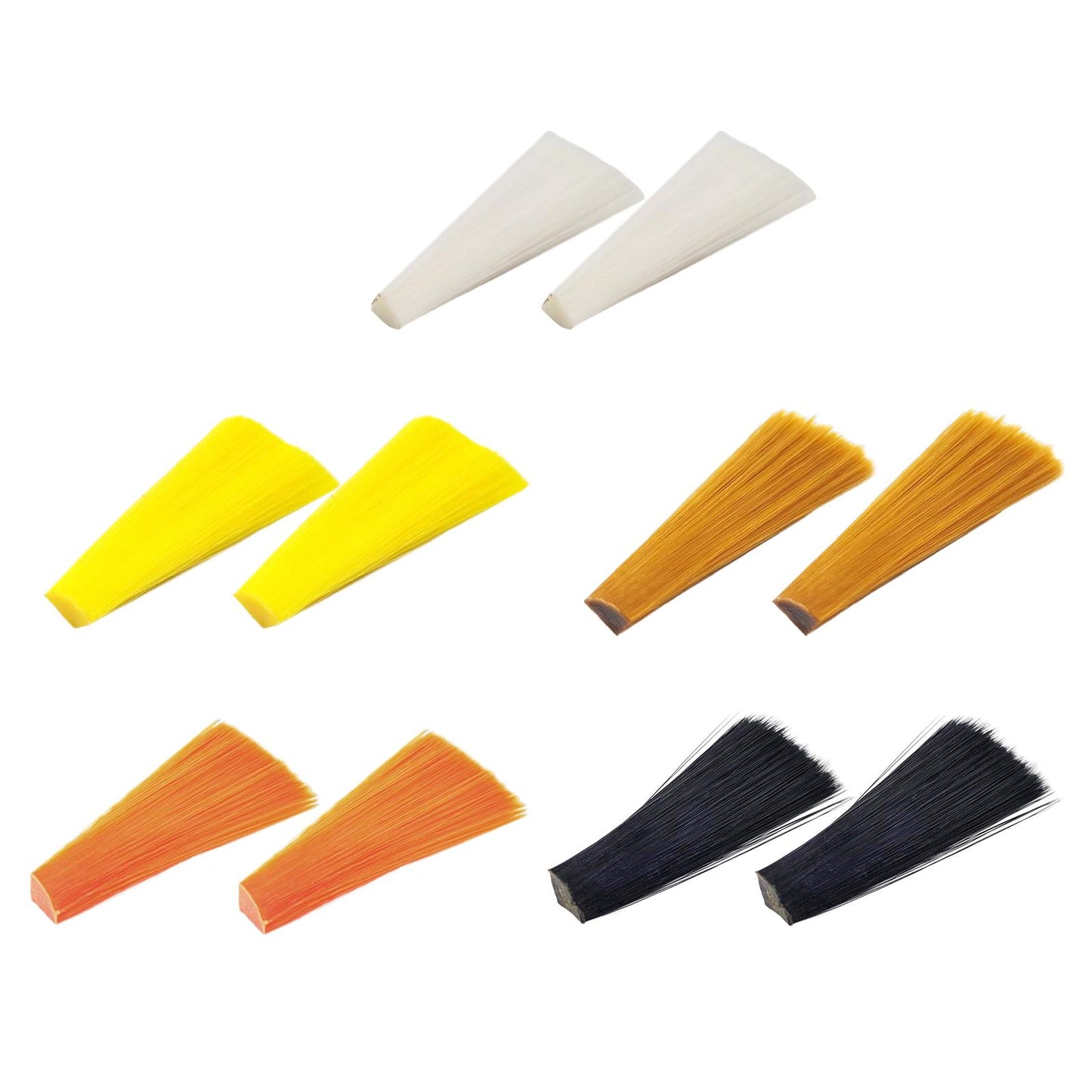 2 Packs Fly Tying Materials Bright Color Fly Tying for Dry and Nymph Fishing Brown