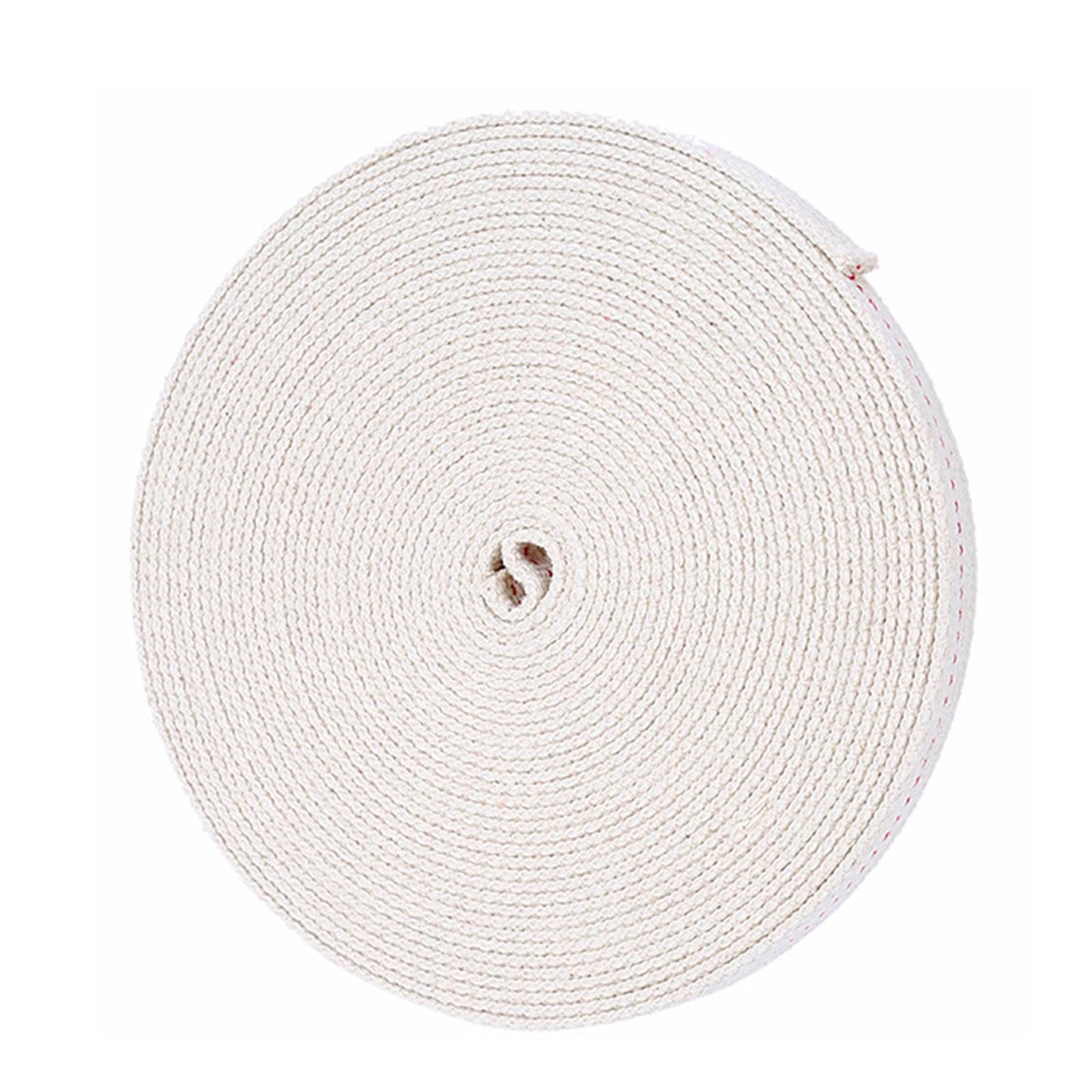 10M Oil Lantern Wick Flat Cotton Wick Oil Lamp Wick Burner with Stitch 1.3cm