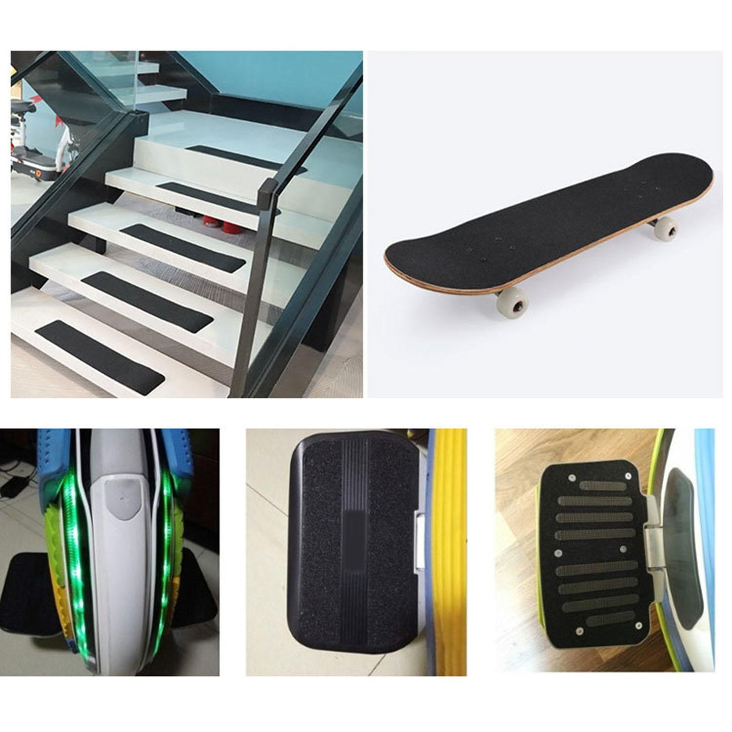 12Pcs Non Slip Stair Treads for Skateboard Accessories Ramps Indoor Outdoor