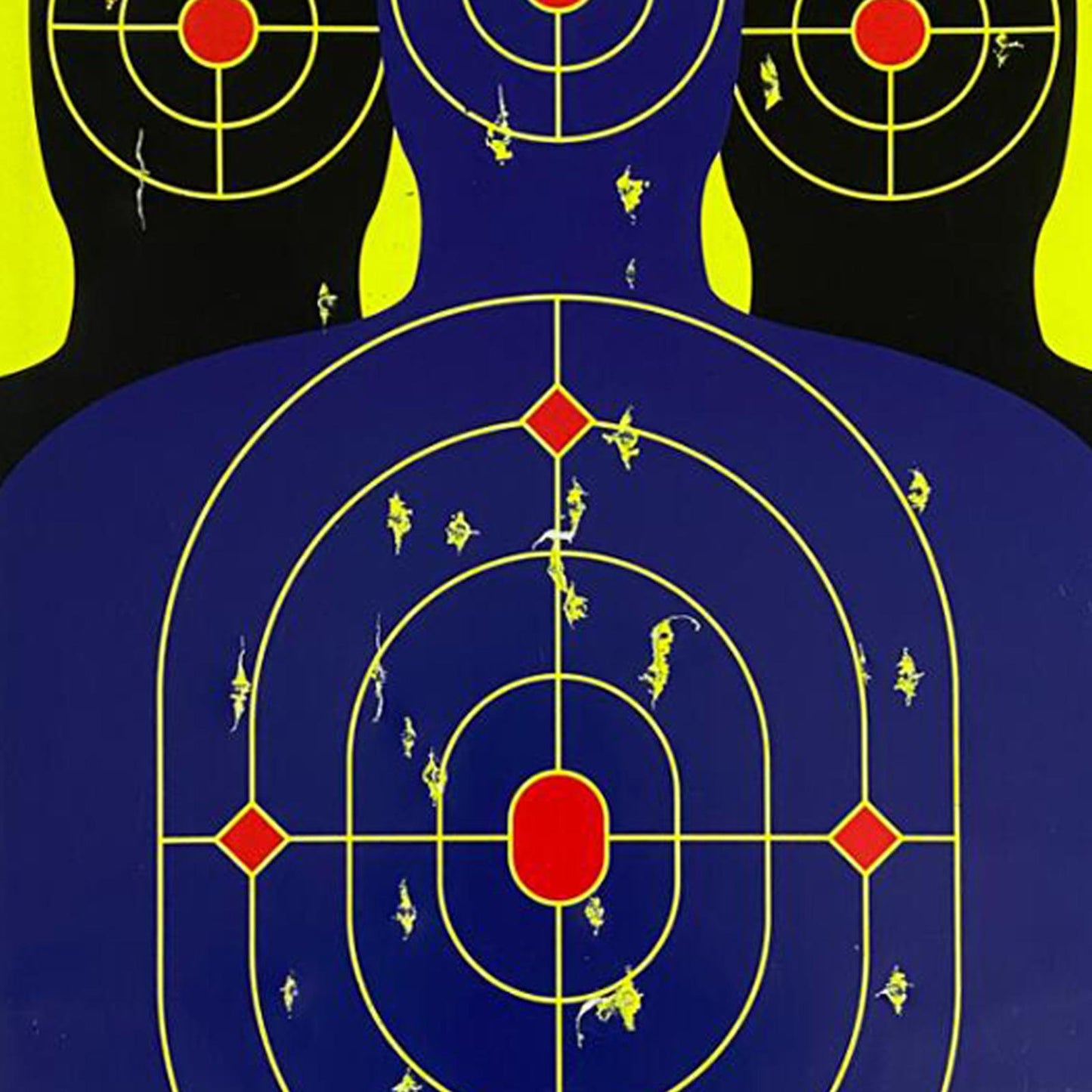 10Pcs Silhouette Splatter Targets 12Inchx18inch Adhesive Target Paper Target