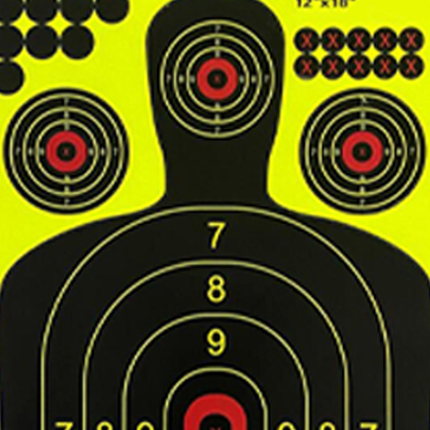 10Pcs Paper Targets for Shooting Range Self Adhesive 12Inchx18inch Practice