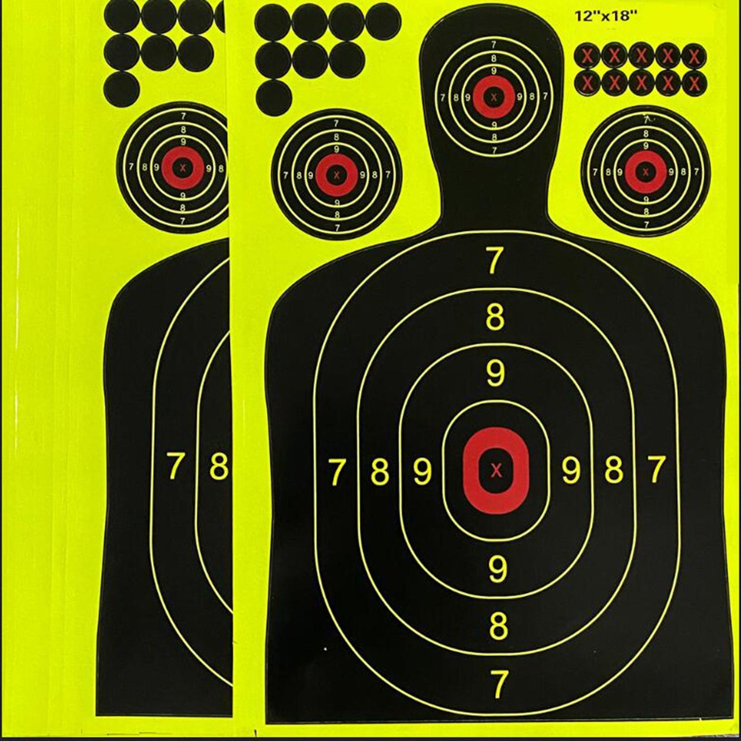 10Pcs Paper Targets for Shooting Range Self Adhesive 12Inchx18inch Practice