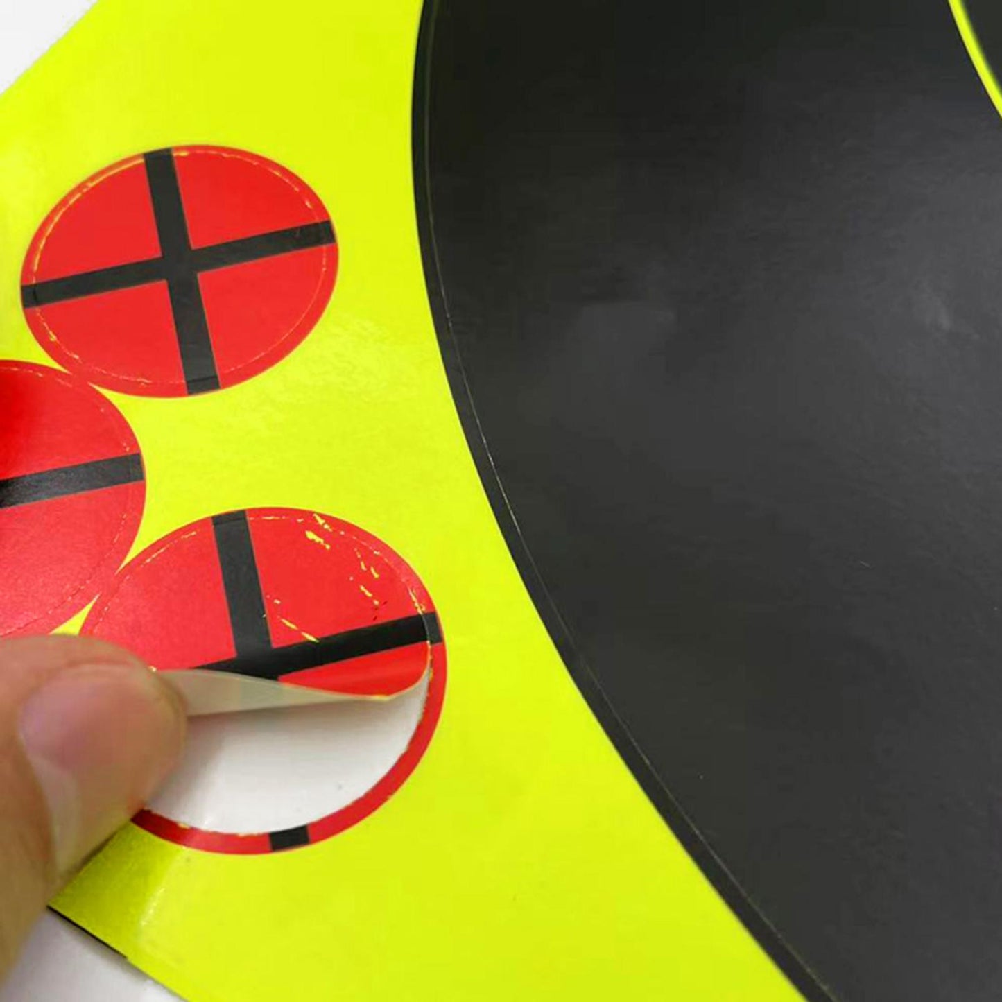 10Pcs Oval Silhouette Target 12Inchx18inch Self Adhesive Stickers Practice