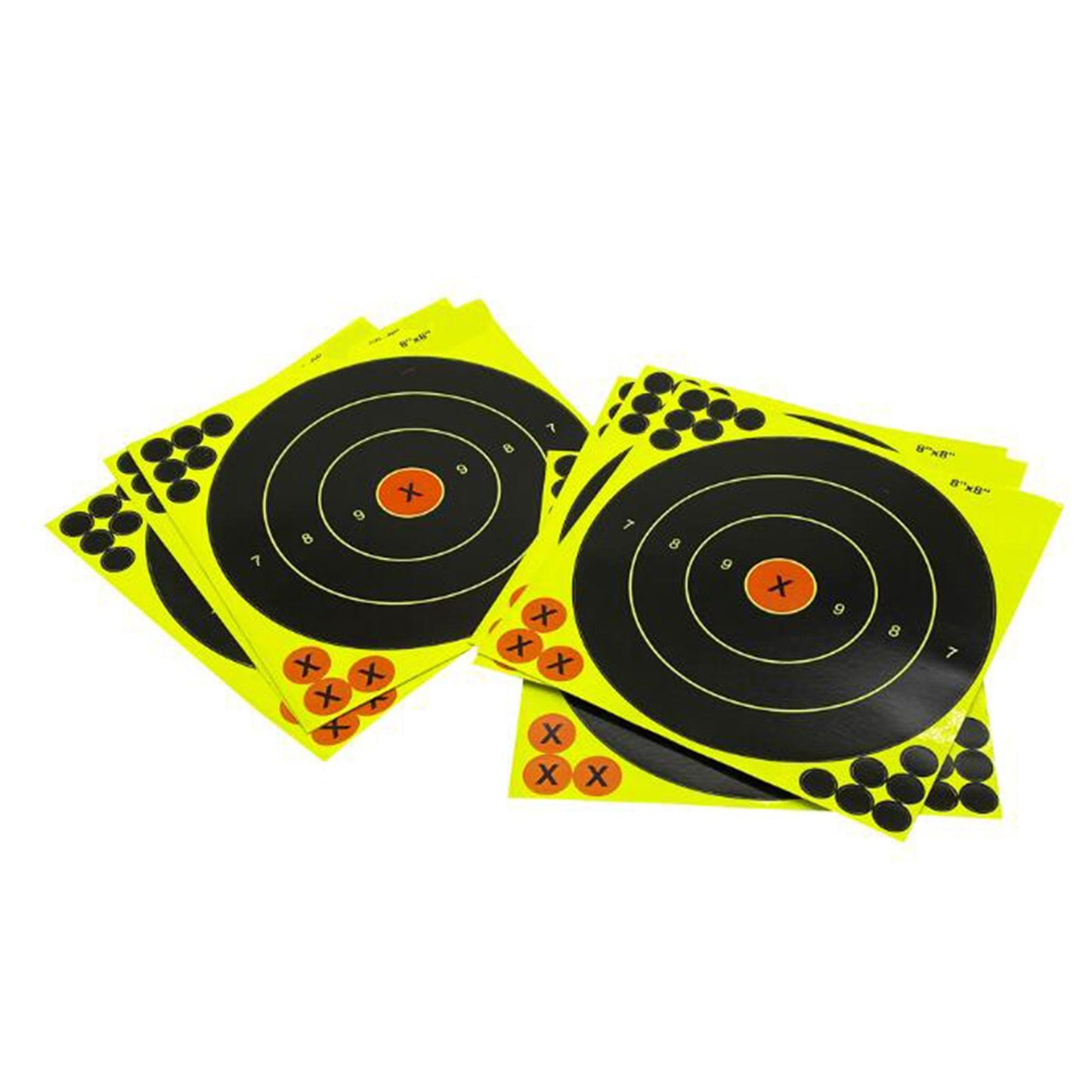 10Pcs 8 inch Shooting Target Paper Stickers Adhesive Splatter for Outdoor