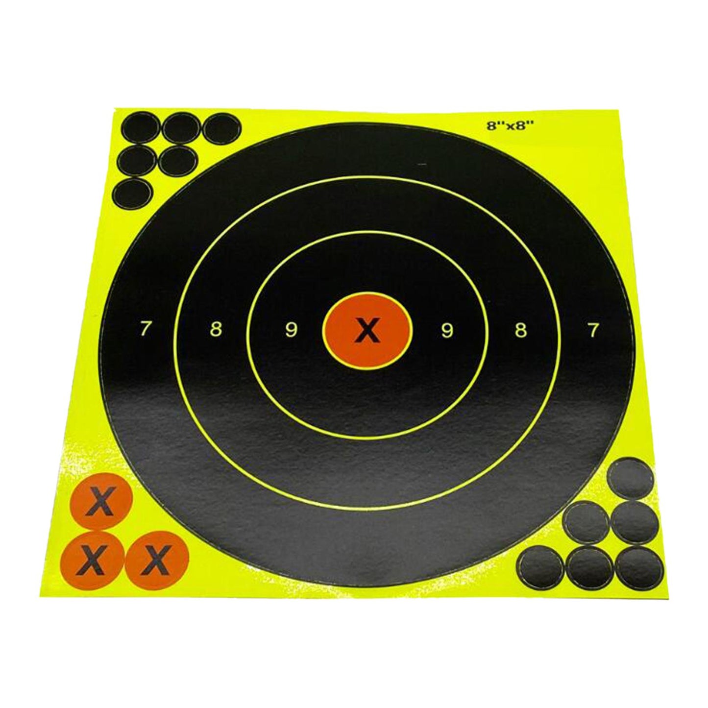 10Pcs 8 inch Shooting Target Paper Stickers Adhesive Splatter for Outdoor