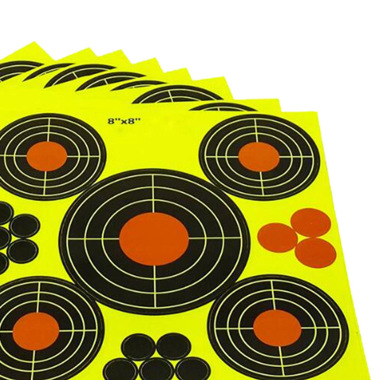 10x 8 Splash Targets Shooting Practice Training Round Target Stickers Aim"