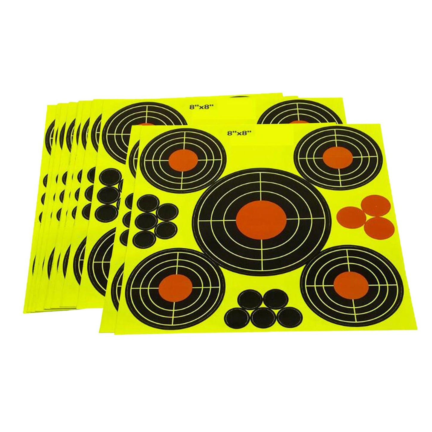 10x 8 Splash Targets Shooting Practice Training Round Target Stickers Aim"