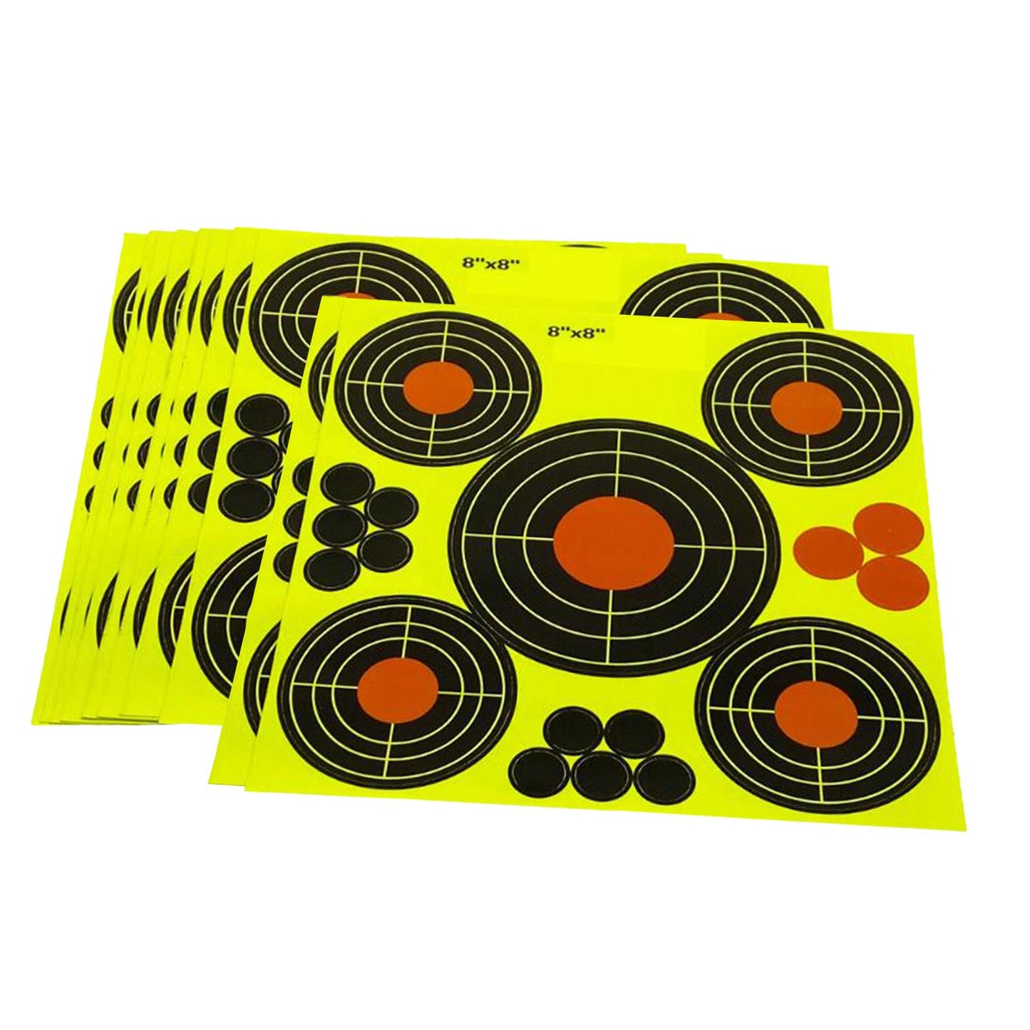 10x 8 Splash Targets Shooting Practice Training Round Target Stickers Aim"
