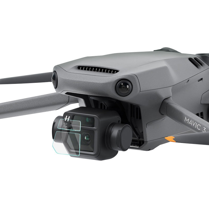 IMAK 1 Set Tempered Glass Lens Protective Film for DJI Mavic 3, Anti-scratch HD Clear Gimbal Camera Lens Protector