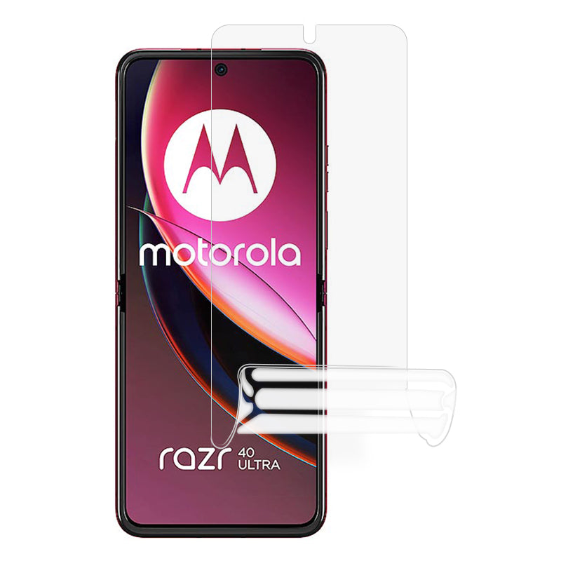 Uniqkart for Motorola Razr 40 Ultra 5G / Razr 40 5G Inner Screen Protector HD Clear Anti-Scratch Anti-glare TPU Screen Film