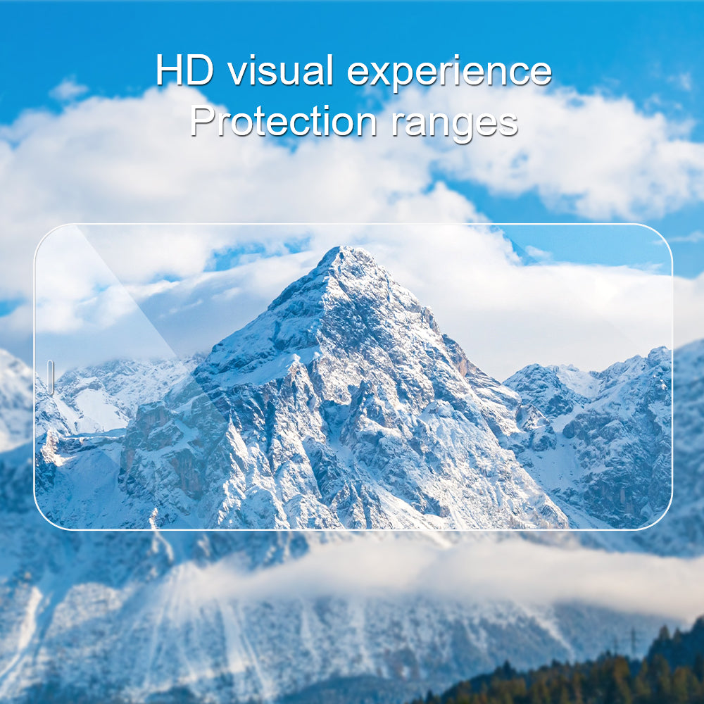 For iPhone 15 Pro Max HD Clear Tempered Glass Film Dustproof Crystal Clear Screen Protector