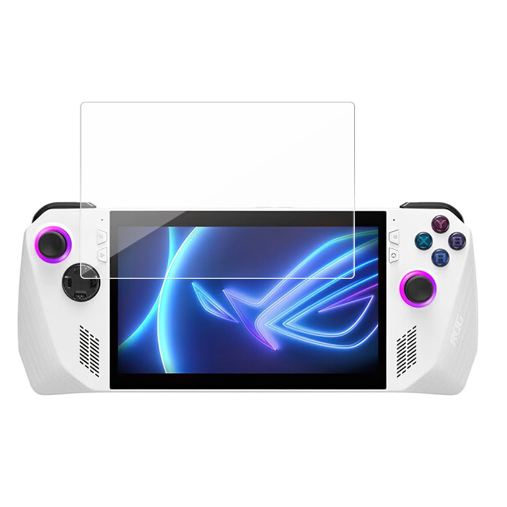 Uniqkart for Asus ROG Ally (2023) Screen Protector 0.3mm Arc Edge Scratch Resistant Tempered Glass Clear Film