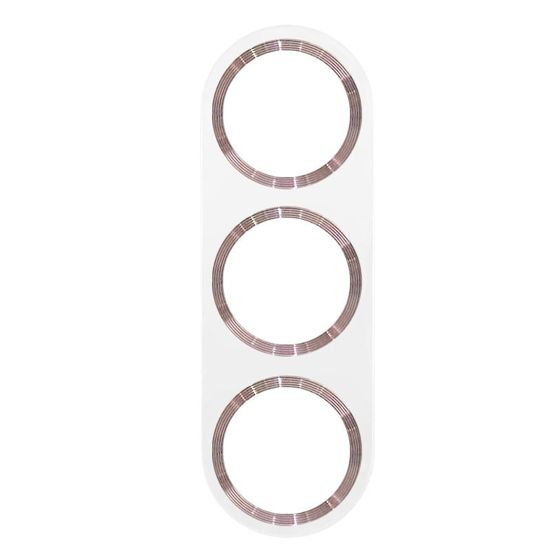 Uniqkart For Samsung Galaxy S23 / S23+ Camera Lens Protector CD Texture Tempered Glass Back Lens Film - Pink