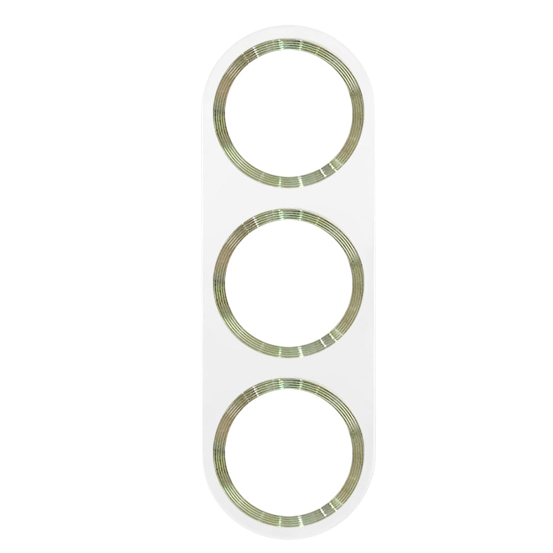 Uniqkart For Samsung Galaxy S23 / S23+ Camera Lens Protector CD Texture Tempered Glass Back Lens Film - Light Green