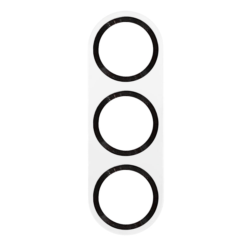 Uniqkart For Samsung Galaxy S23 / S23+ Camera Lens Protector CD Texture Tempered Glass Back Lens Film - Black