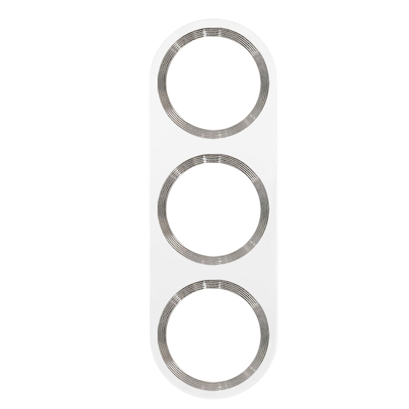 Uniqkart For Samsung Galaxy S23 / S23+ Camera Lens Protector CD Texture Tempered Glass Back Lens Film - Silver