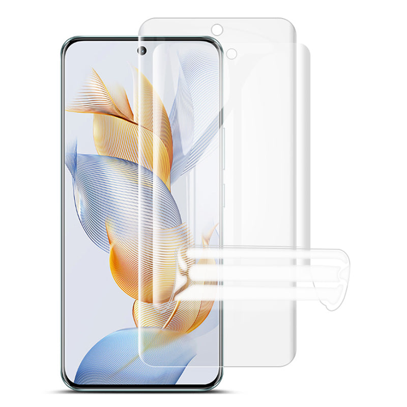 IMAK 2Pcs  /  Set Hydrogel Film III for Honor 90 Phone Screen Protector HD Transparent Soft TPU Screen Film