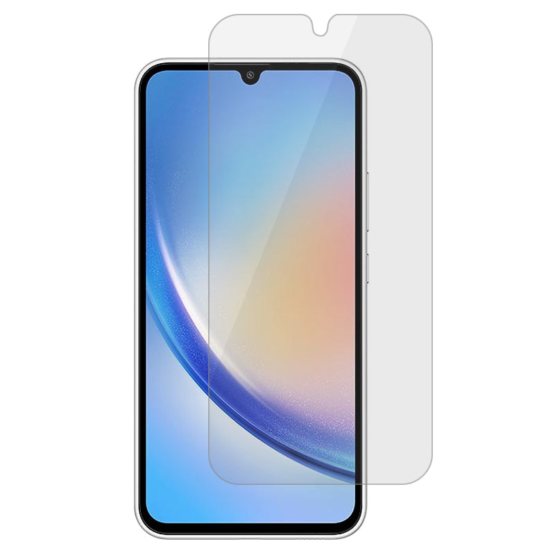 Uniqkart for Samsung Galaxy A34 5G 2.5D Arc Edge Phone Screen Protector Anti-explosion Tempered Glass Film