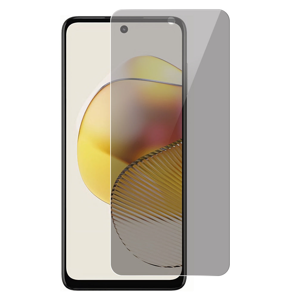 Uniqkart for Motorola Moto G73 5G 0.3mm Arc Edge Tempered Glass Full Covering Screen Film with Anti-spy Function
