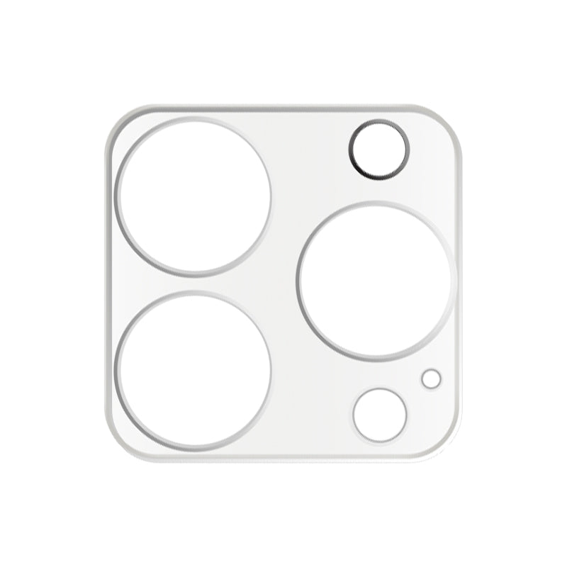 Uniqkart For iPhone 15 Pro / 15 Pro Max 3D Camera Lens Protector High Aluminum-silicon Glass Phone Lens Film