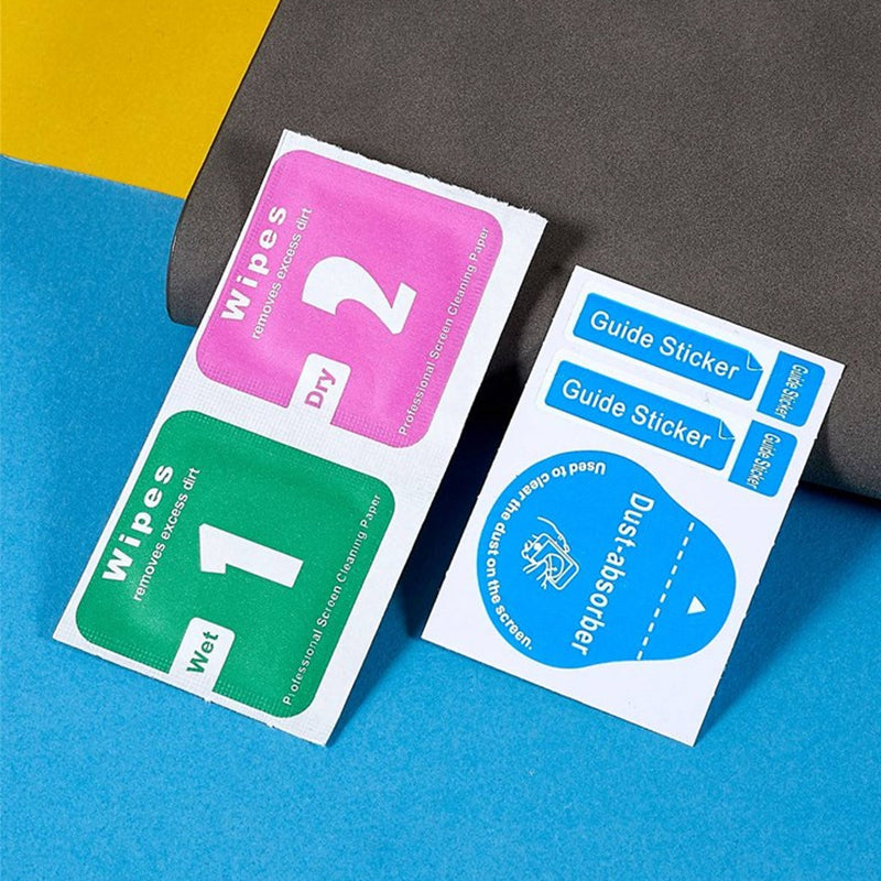 Uniqkart For iPhone 15 Pro Max / 15 Pro Phone Rear Camera Lens Protector 9H 0.3mm 3D Silk Printing Tempered Glass Film